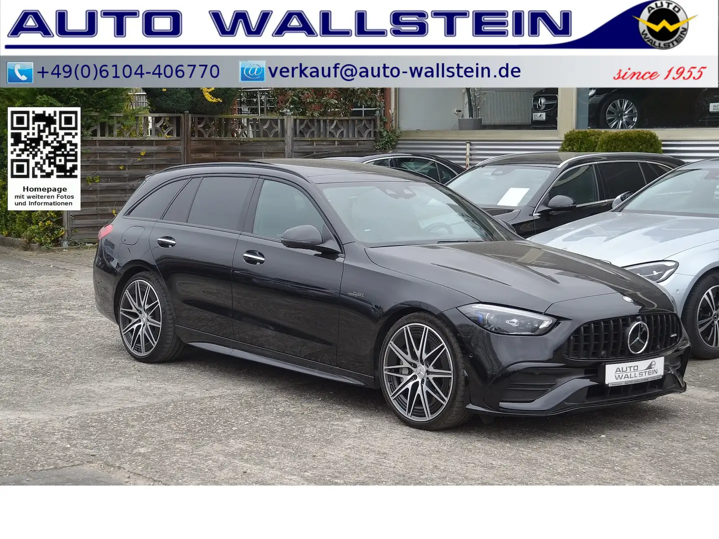 Mercedes-Benz C 43 AMG T 4M (Optik-Paket FA+ Pano 2xNight 20-Z Schwarz - 1