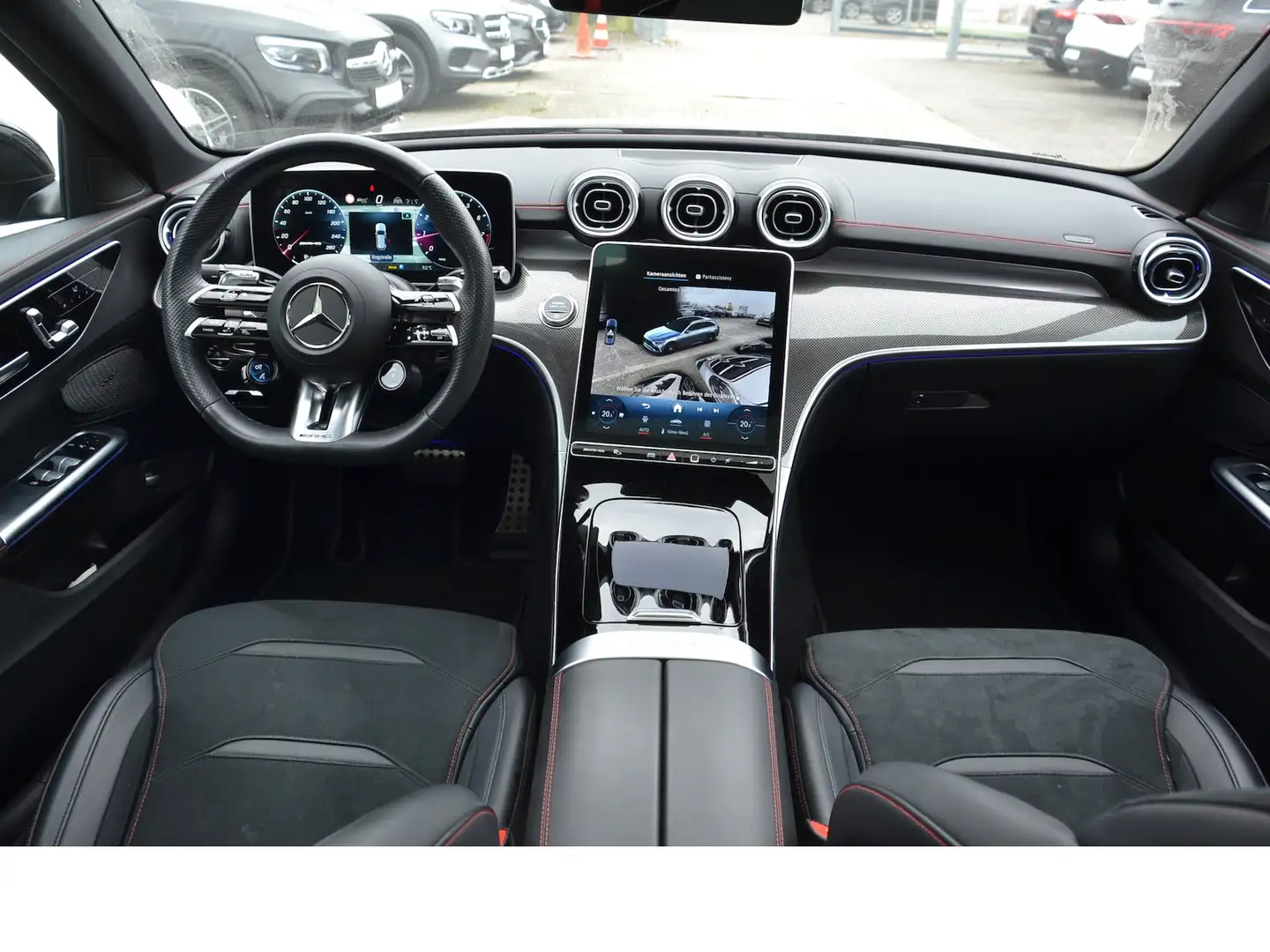 Mercedes-Benz C 43 AMG T 4M (Optik-Paket FA+ Pano 2xNight 20-Z Schwarz - 2