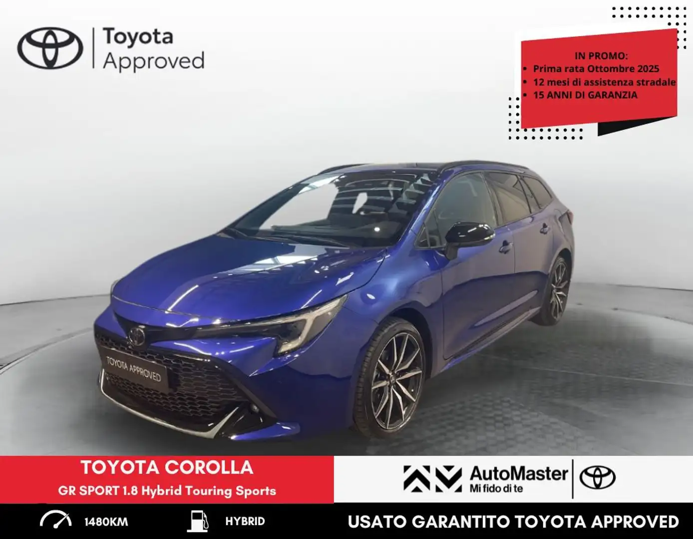 Toyota Corolla GR SPORT 1.8 Hybrid Touring Sports Blu/Azzurro - 1