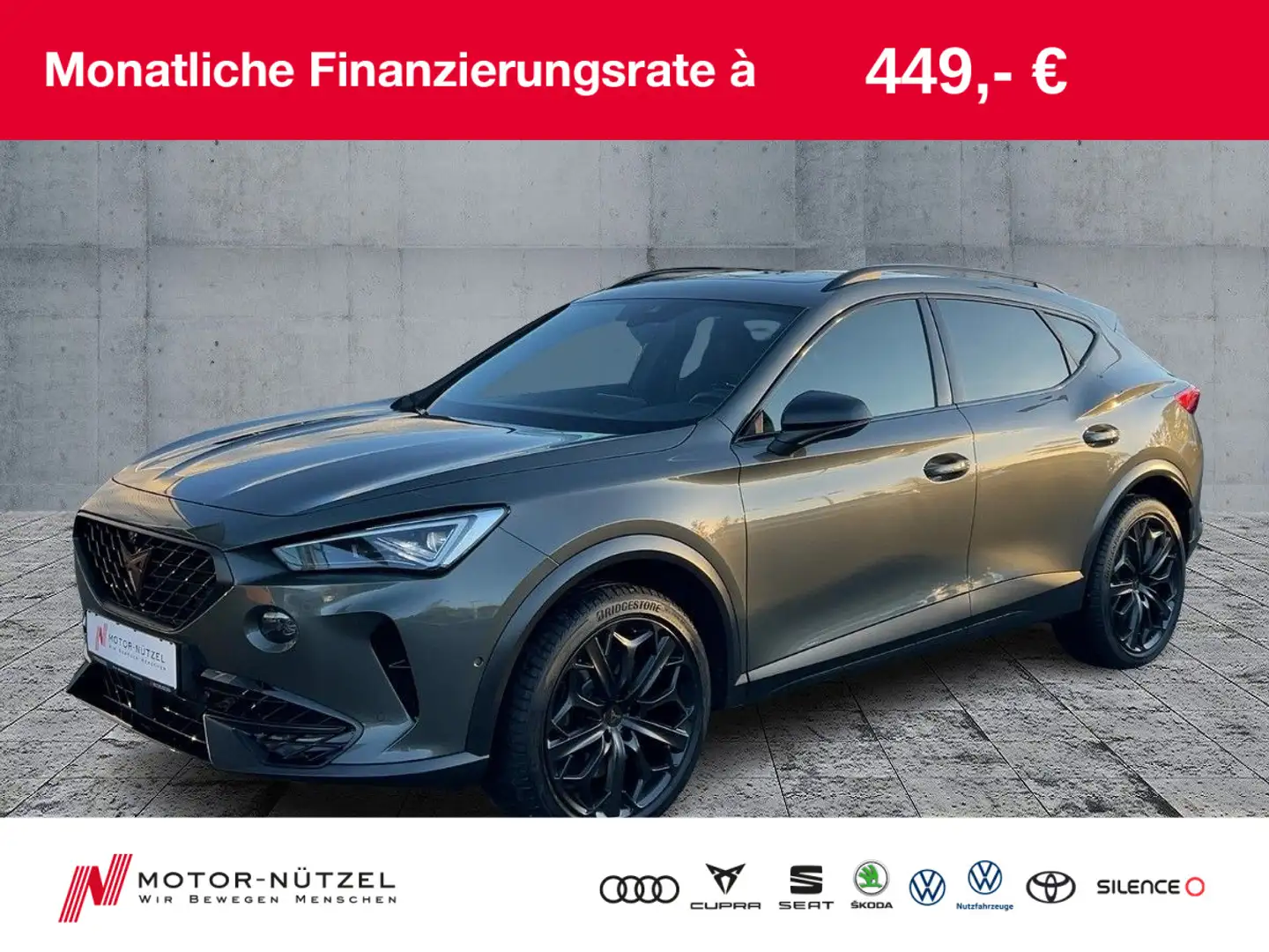 CUPRA Formentor 2.0 TSI DSG VZ MATRIX+NAVI+BEATS+360° Grijs - 1