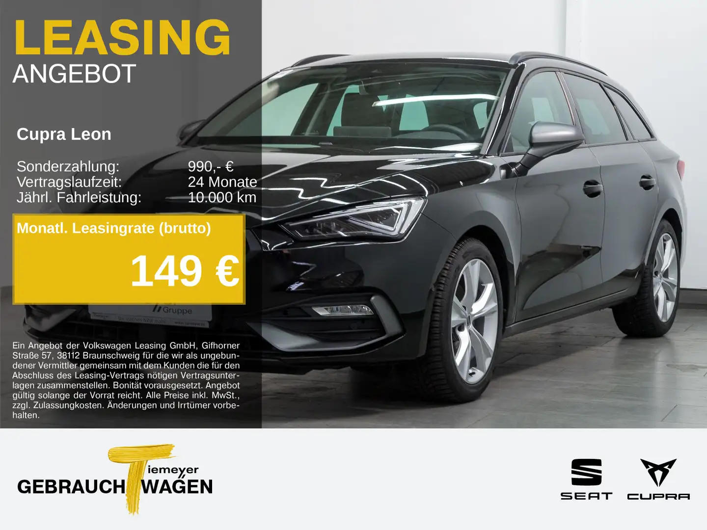 CUPRA Leon Sportstourer 1.5 TSI DSG FR MATRIX KAMERA 1 Noir - 1