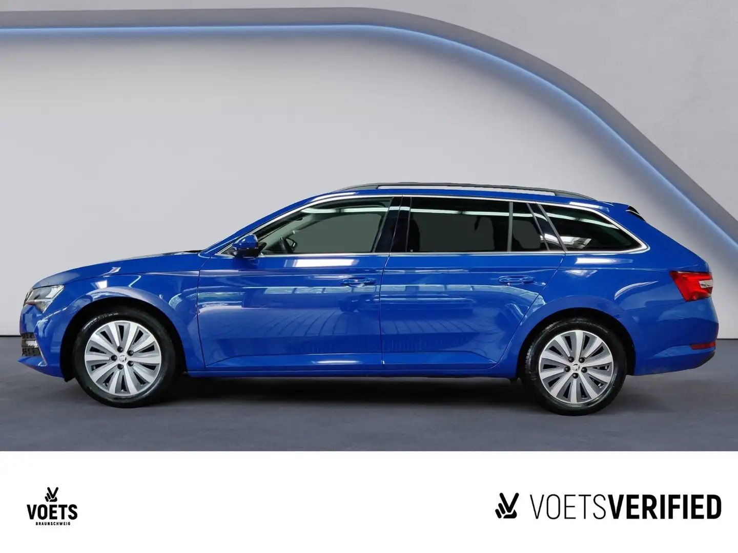 Skoda Superb Combi Ambition 1.4 TSI iV STANDZG+NAVI+SHZ Blue - 2