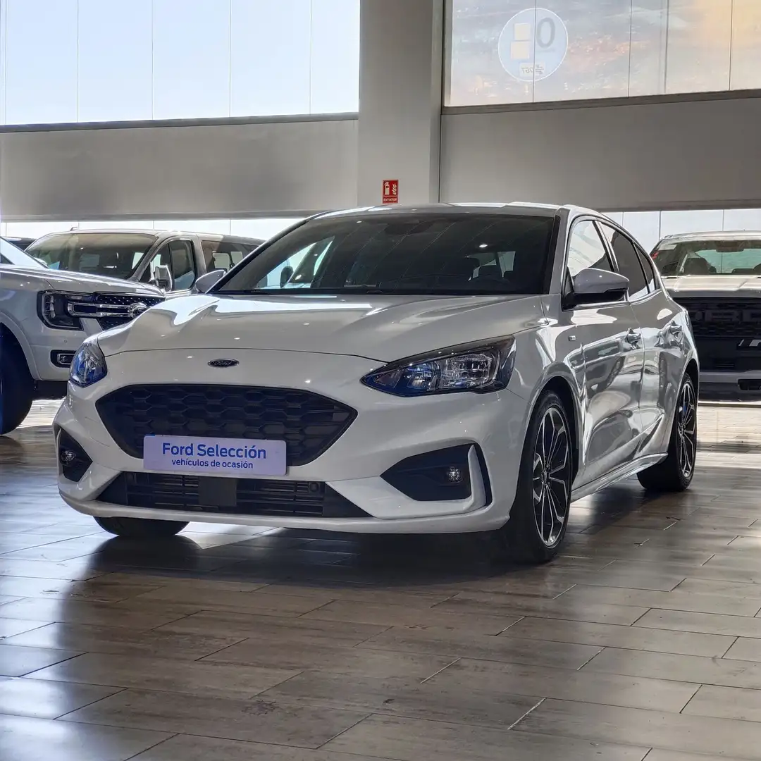 Ford Focus  1.0 Ecoboost MHEV 92kW STLine X Blanc - 1