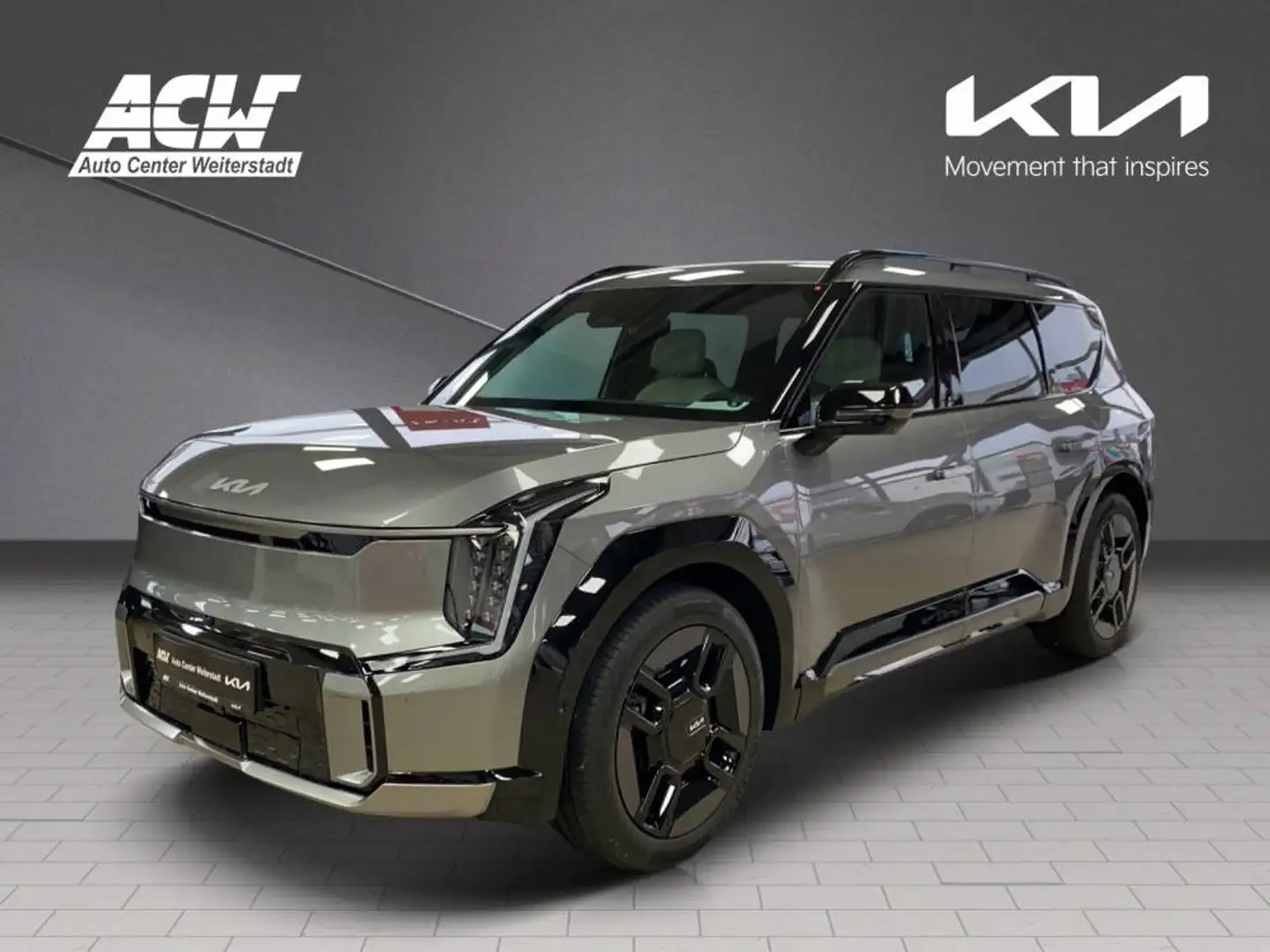 Kia EV9 EV9 99.8 kWh AWD GTL LEDER|KAMERA|FULL-LED|MERIDIA Šedá - 1