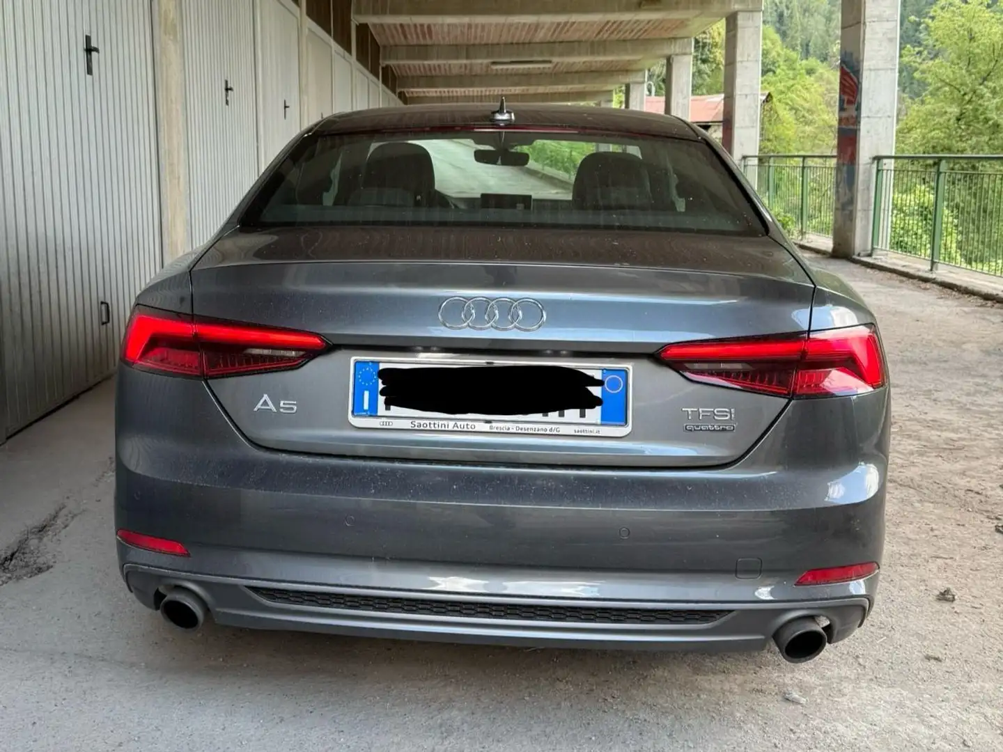 Audi A5 A5 Coupe 2.0 tfsi Business quattro 252cv s-tronic Grigio - 2