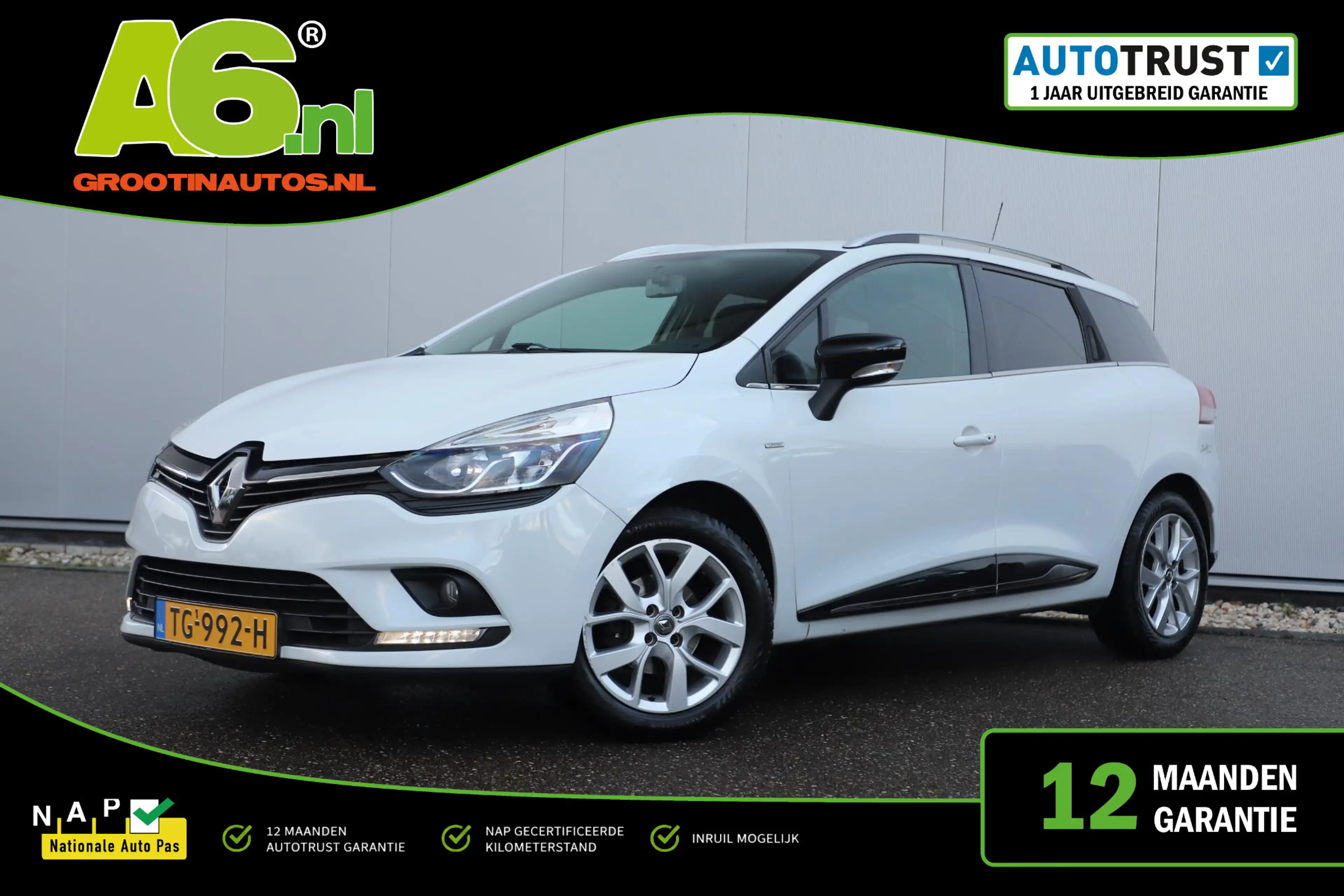 Renault Clio Estate 0.9 TCe Limited Navigatie Bluetooth Airco L