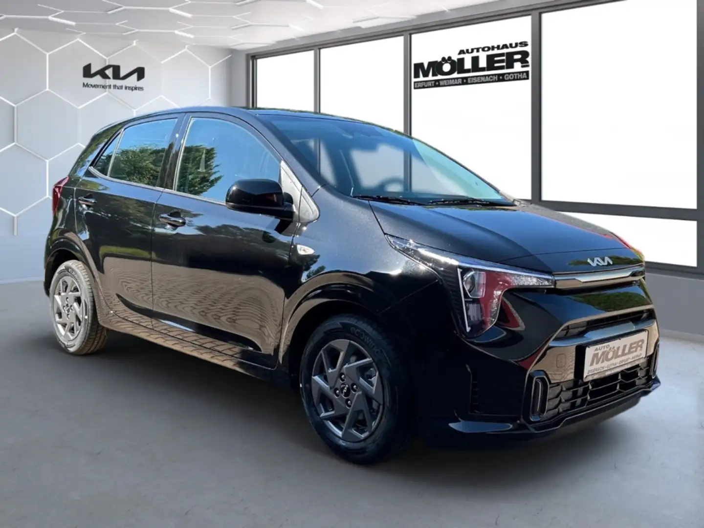 Kia Picanto Vision PE2 1.0 MT Navi Kamera SHZG Tempomat Schwarz - 2