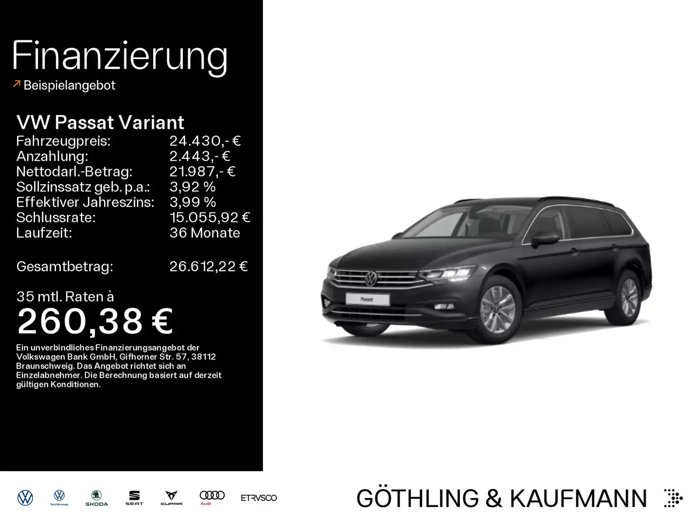 Volkswagen Passat Variant Business 1.5 TSI DSG*NAVI*AHK*KAM Grau - 1