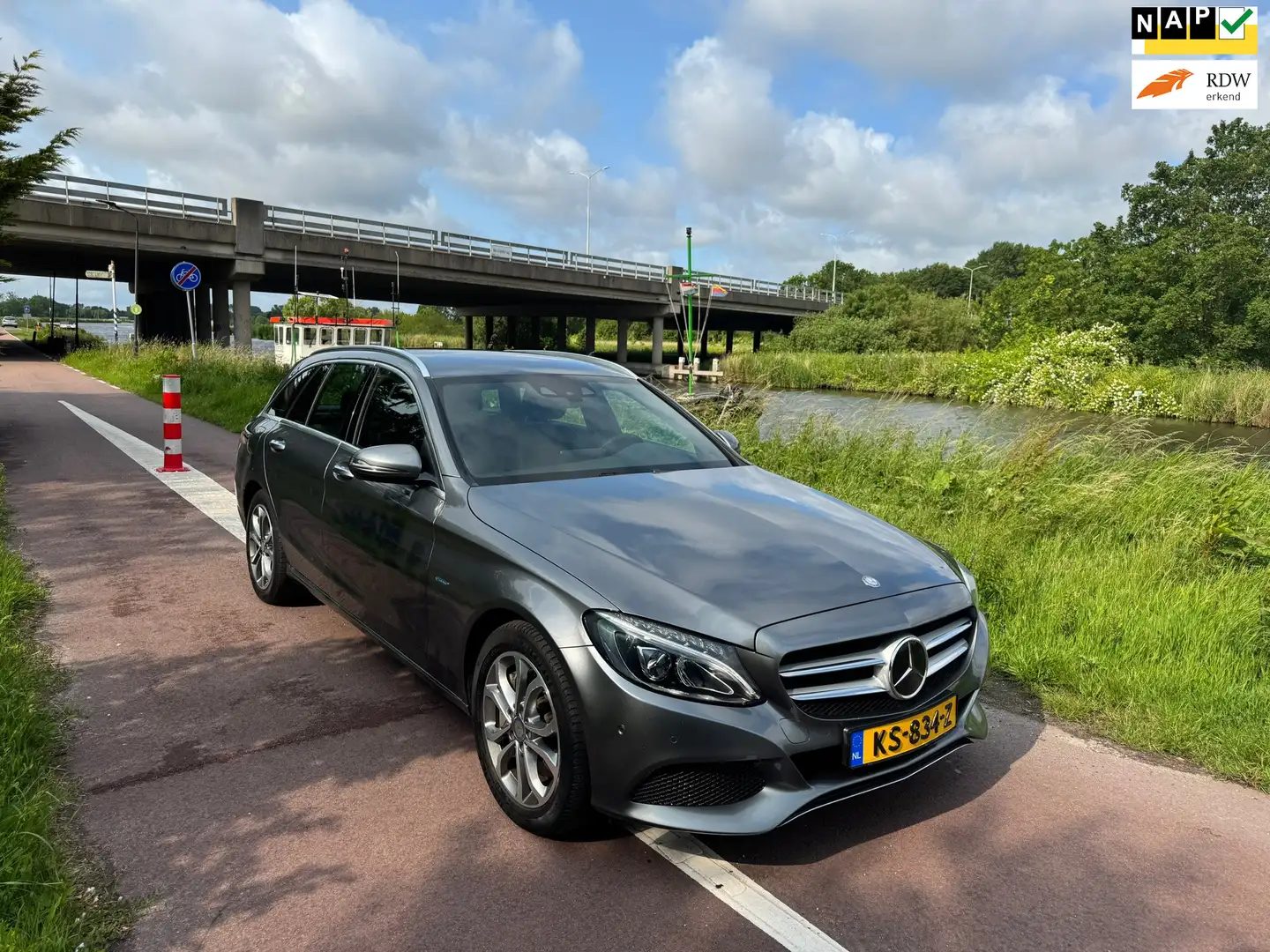 Mercedes-Benz C 350 Estate e Lease Edition|Luxe Uitv.| Gris - 1
