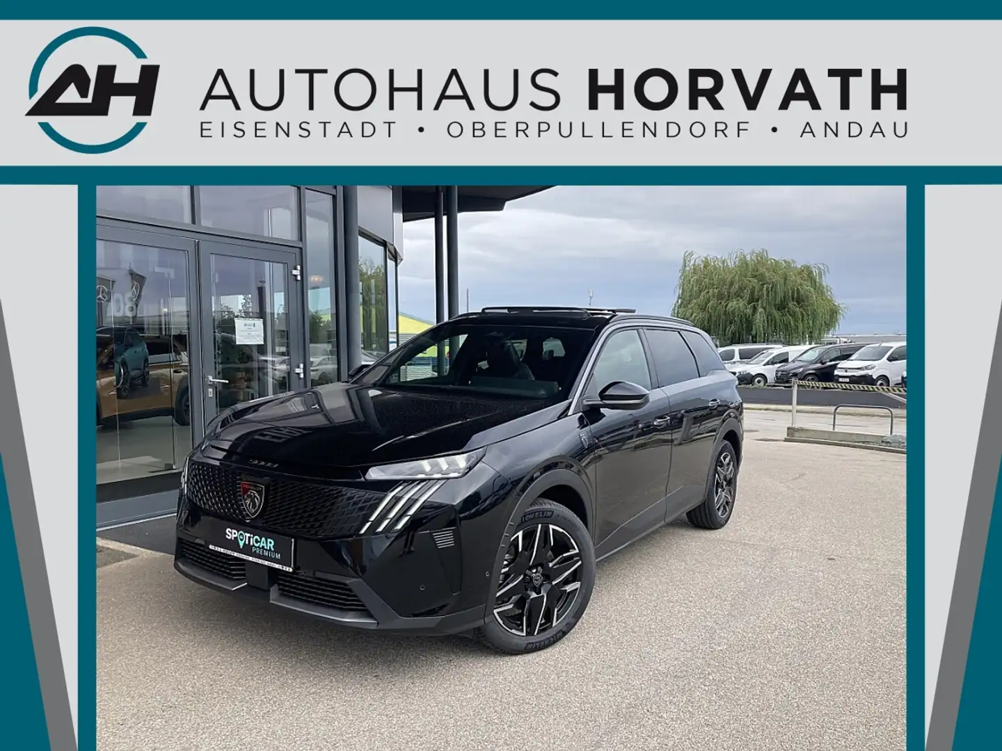 Peugeot 5008 GT mHEV 145 e-DCS6 Aut.!MATRIX,PANO,360°KAMERA!... Schwarz - 1