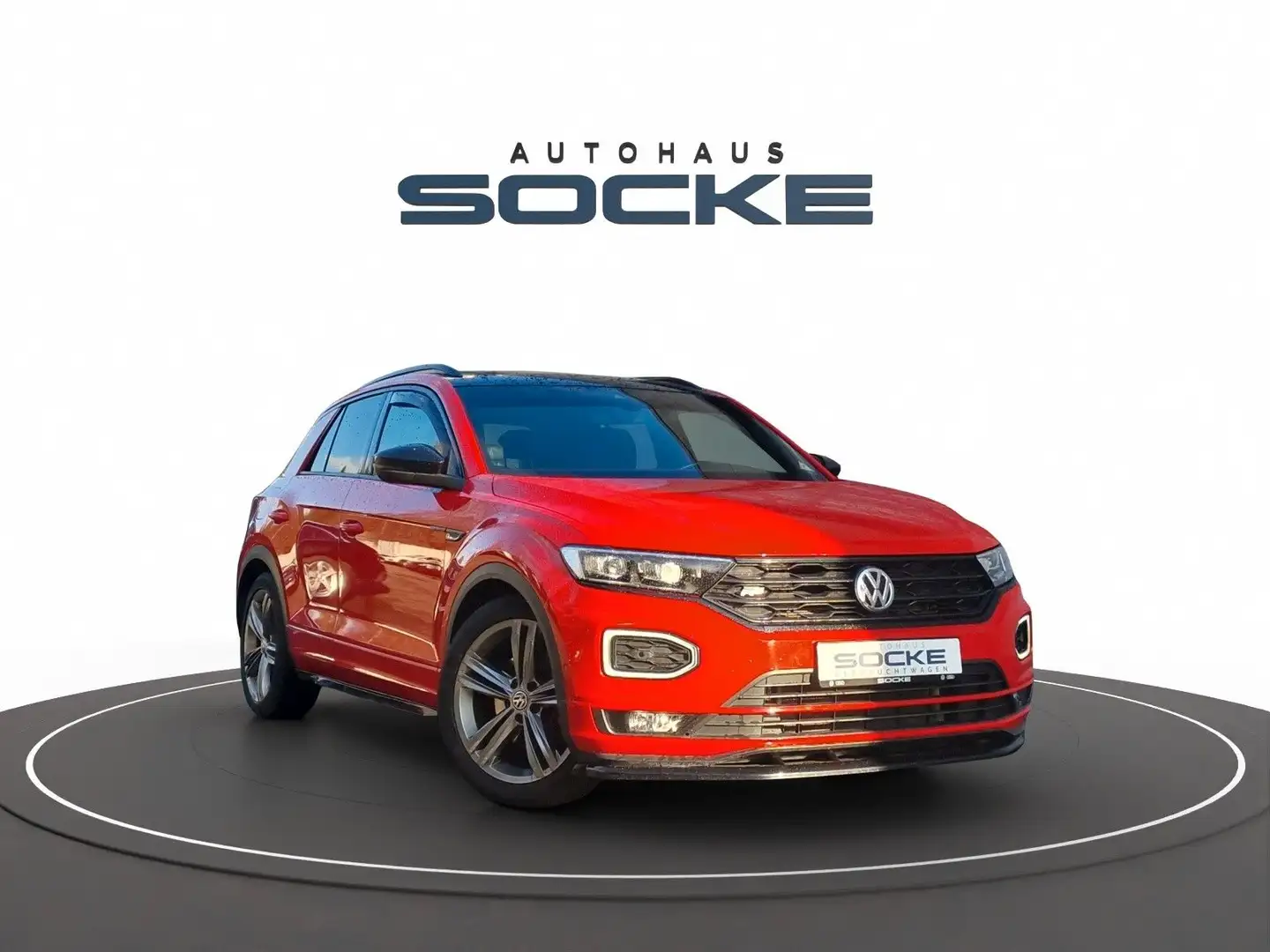 Volkswagen T-Roc 2.0 TDI Sport 4Mo/DSG/LED/ACC/Pano Rot - 1