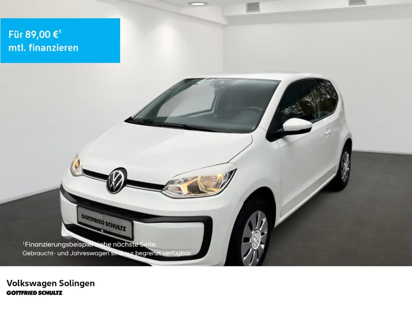 Volkswagen up! 1.0 Basis Licht&Sicht Klima Isofix Bluetooth Weiß - 1
