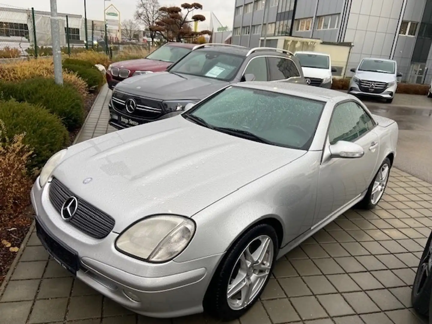 Mercedes-Benz SLK 200 KOMPRESSOR Roadster Klima Shz AUT Argent - 1