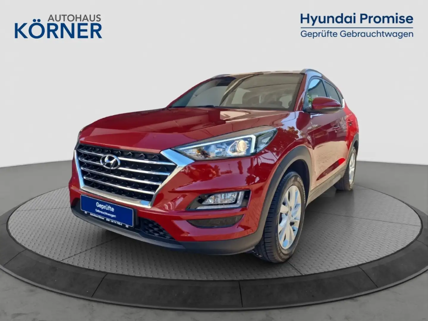 Hyundai TUCSON TREND 1.6 GDi *NAVI*CARPLAY*CAM*KRELL* Rouge - 2