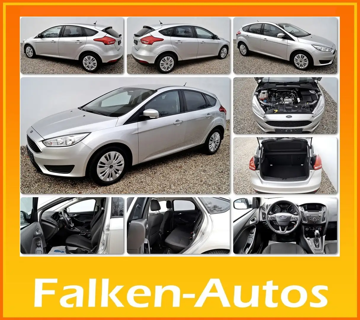 Ford Focus 1.0 ECOBOOST+AUTOMATIK+1. HAND *AUCH MIT GARANTIE* Argent - 1