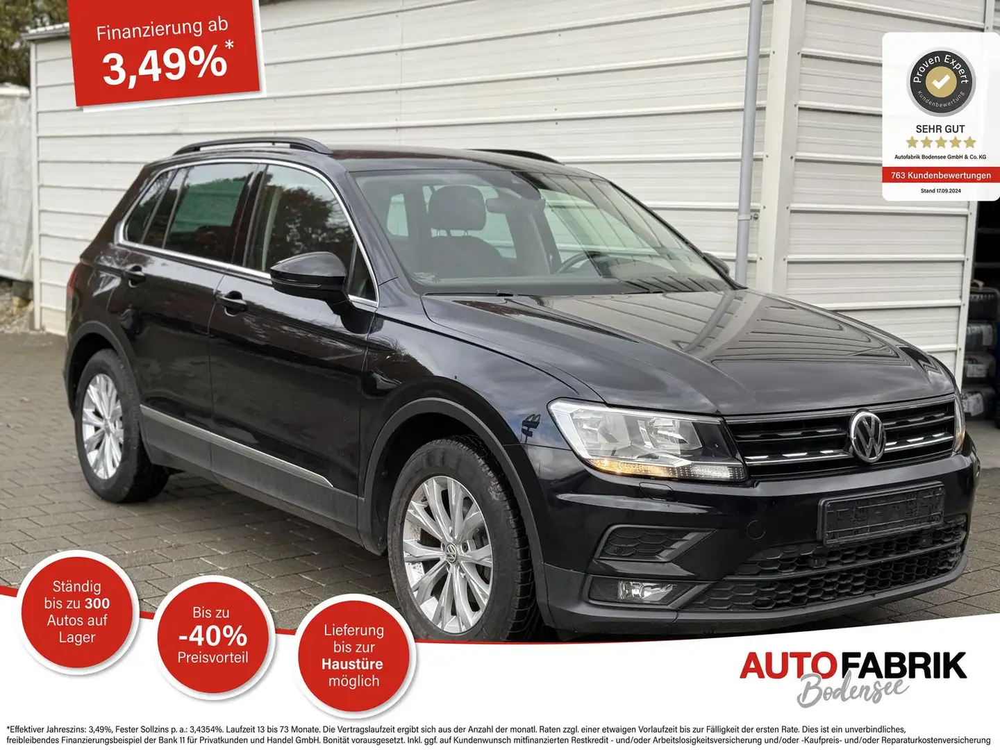Volkswagen Tiguan Comfortline 1,5 TSI  ACT DSG 110KW / 150 PS Noir - 1