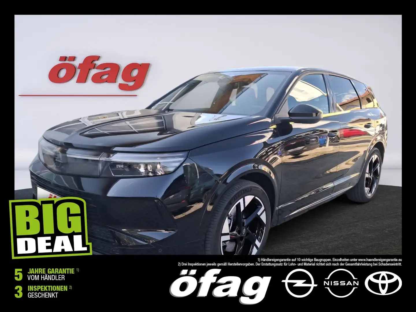 Opel Grandland PHEV GS 1.6 DKG ACC+LED+Navi+SHZ+360 Schwarz - 1