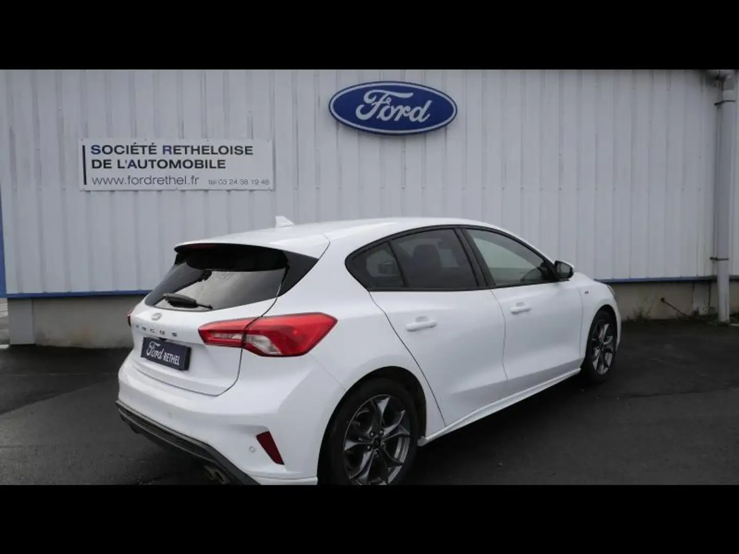Ford Focus 1.0 EcoBoost 125ch ST-Line BVA Blanc - 2