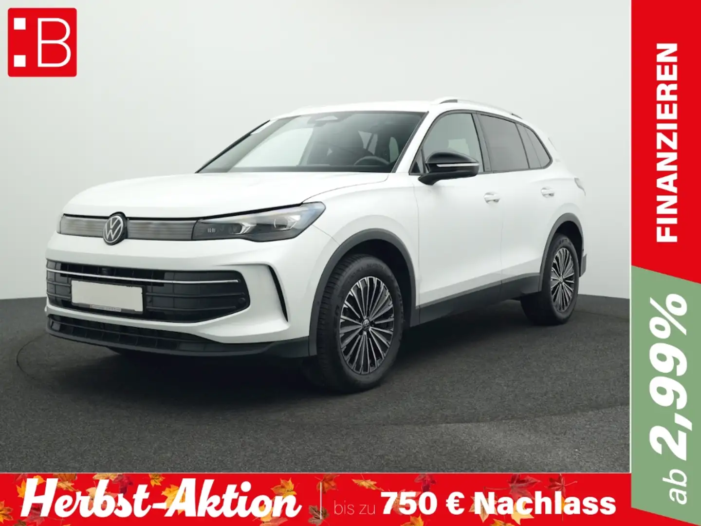Volkswagen Tiguan 2.0 TDI DSG 4Mo. GOAL AHK IQ.LIGHT NAVI KESSY Weiß - 1