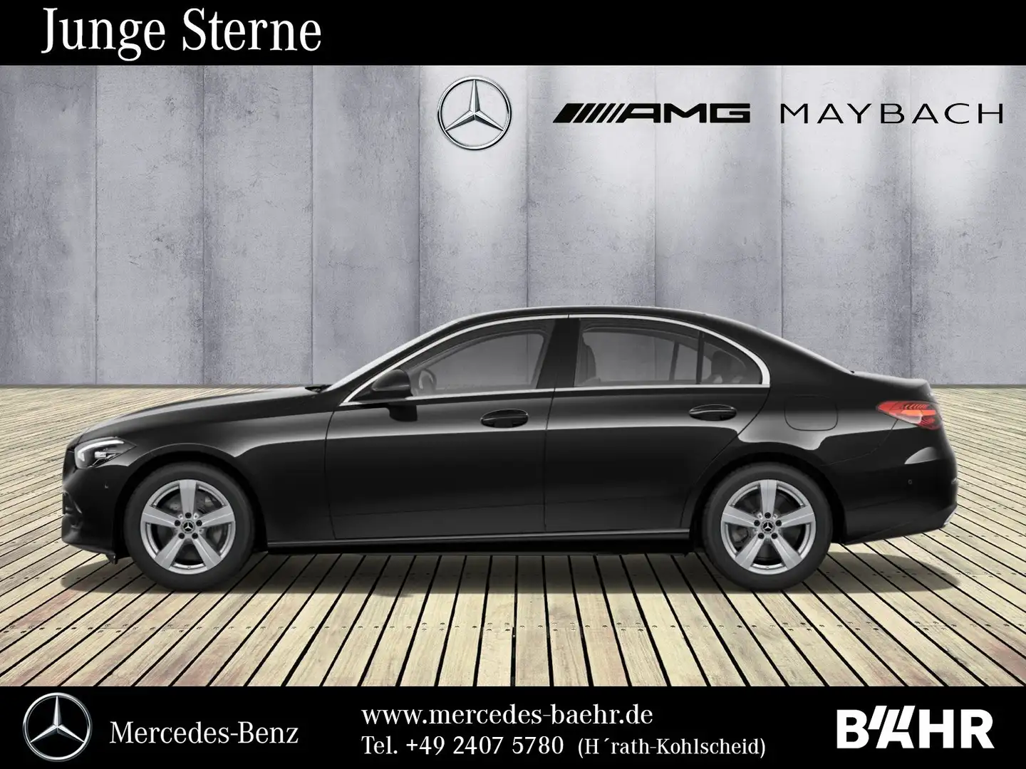 Mercedes-Benz C 300 C 300 de Avantgarde/MBUX/LED/Totwinkel/RFK/17" Schwarz - 2