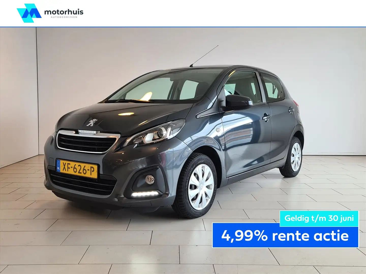 Peugeot 108 1.0 e-VTi 72pk 5D Active AIRCO BLUETOOTH Gris - 1