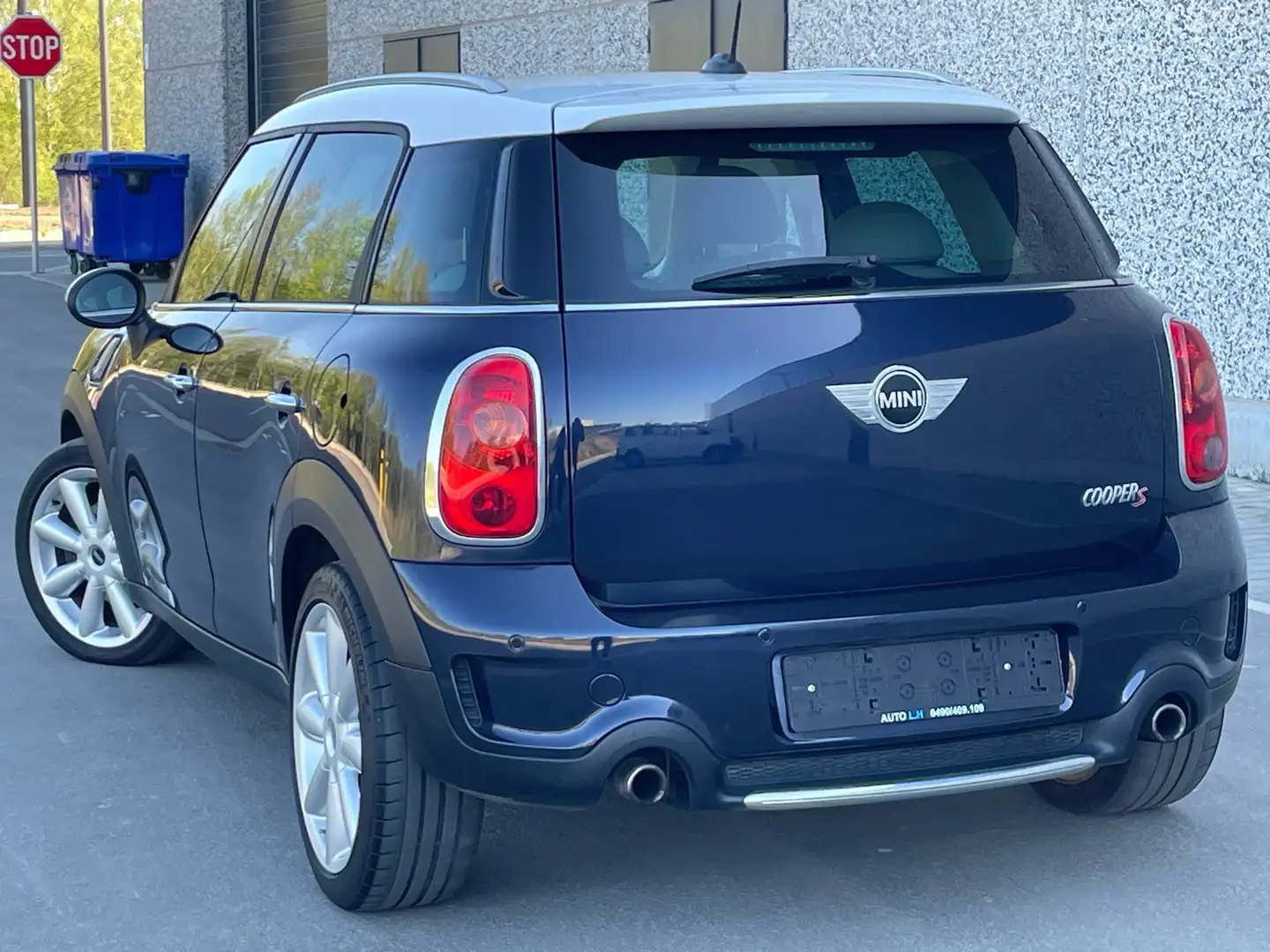 MINI Cooper S Countryman 1.6i ALL4 2011 - Boite Auto - Cuir -  Gps -  Airco Bleu - 2