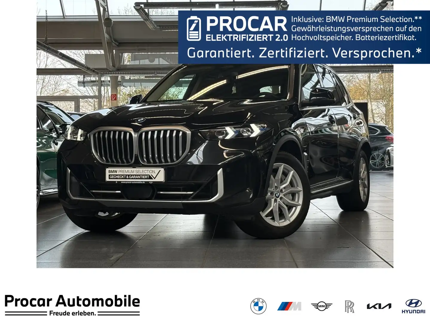 BMW X5 xDrive50e DA PA Prof HuD HK Pano AHK AdapLED Zwart - 1
