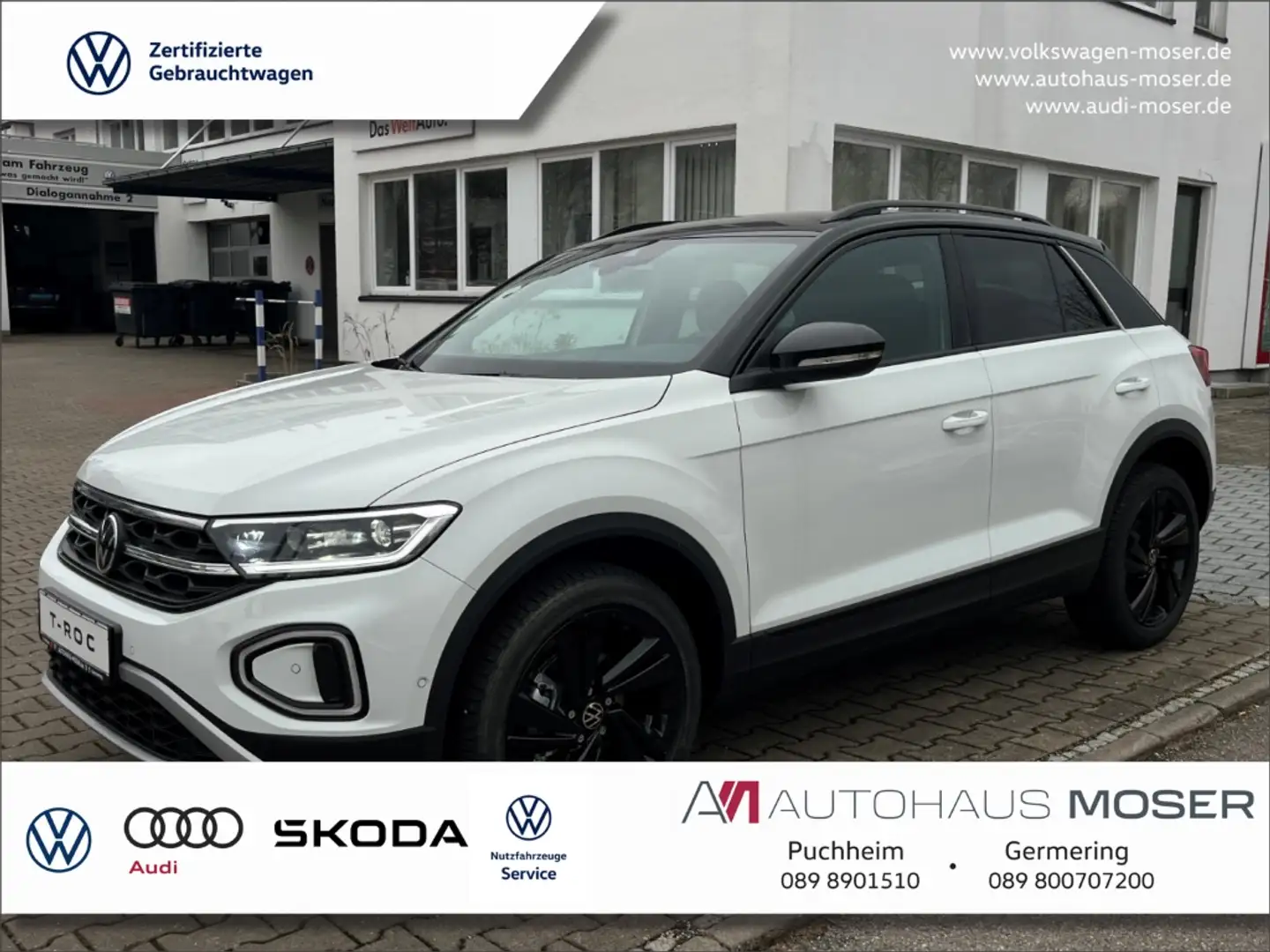 Volkswagen T-Roc Style 1.5 TSI DSG - *BlackStyle*NAVI*Kamera* Weiß - 1