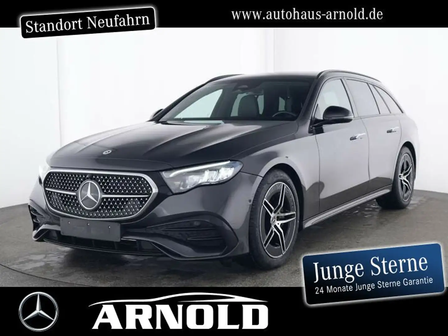 Mercedes-Benz E 220 E 220 T d AMG-Line AHK DISTRONIC LED Night-P. ! BC Gris - 1