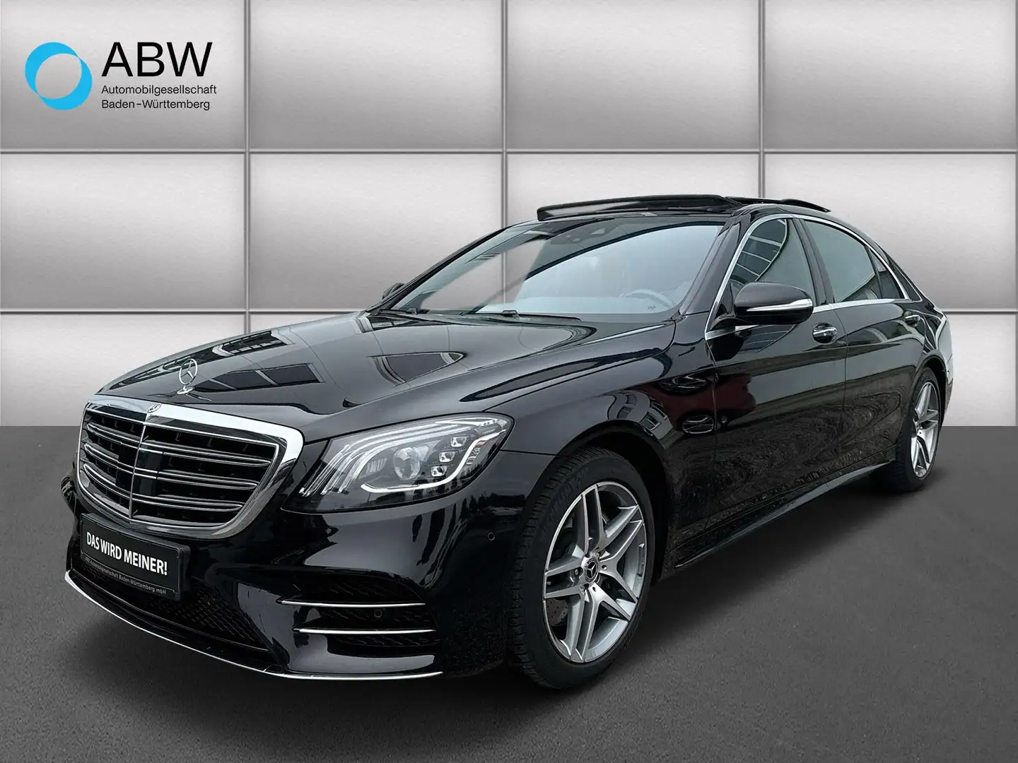 Mercedes-Benz S 400 d 4Matic Lang AMG Line Pano Burmester Negru - 1
