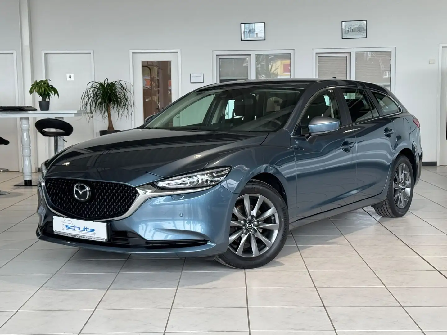 Mazda 6 Kombi Prime-Line*HUD*Navi*LED*1.Hand*ACC Blau - 1