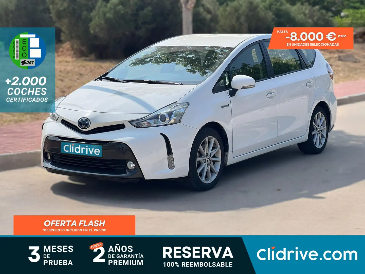 Toyota Prius Prius+ 1.8 Advance Blanc - 1