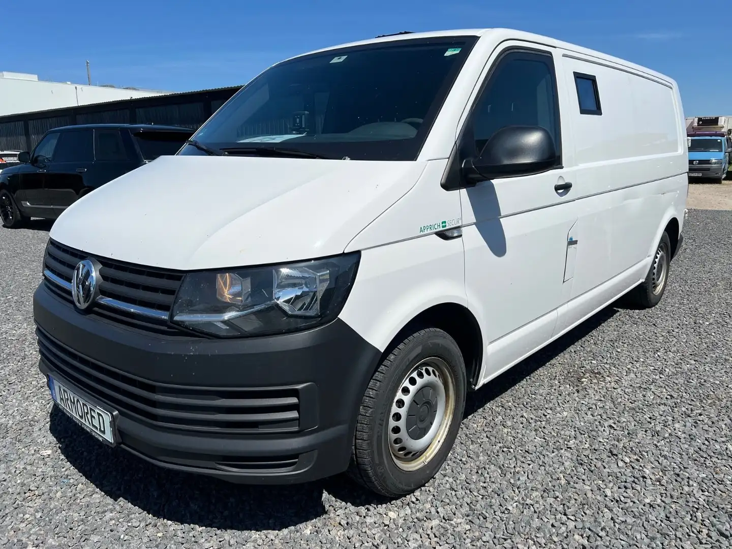 Volkswagen T6 Transporter T6 Lang*GELDTRANSPORTER*GEPANZERT*ARMORED*140PS* Blanc - 1