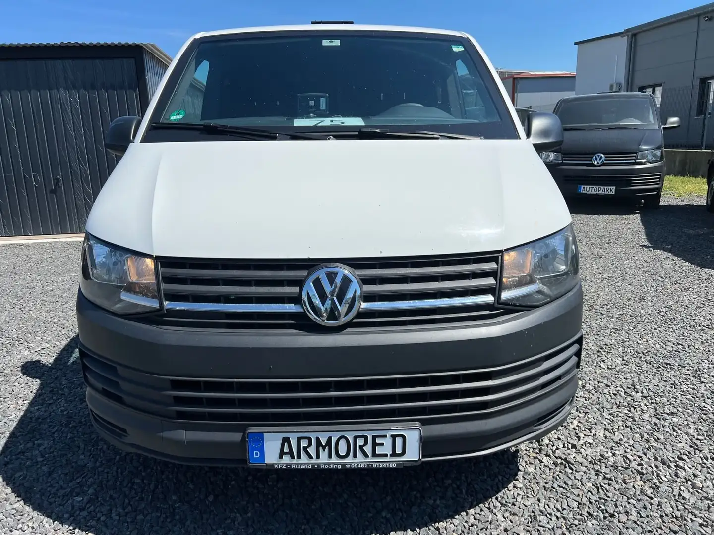 Volkswagen T6 Transporter T6 Lang*GELDTRANSPORTER*GEPANZERT*ARMORED*140PS* Blanc - 2