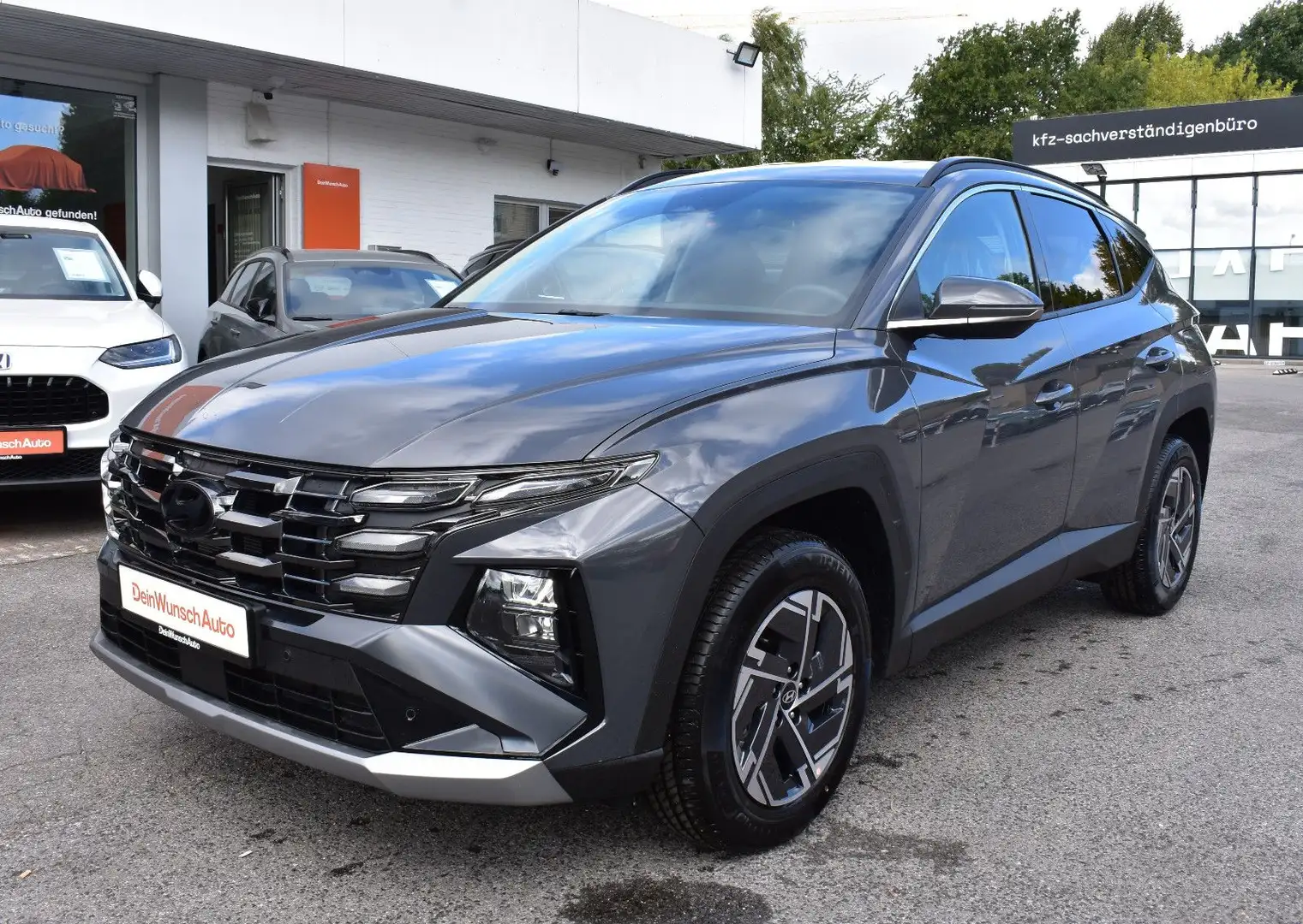 Hyundai TUCSON Hybrid 215 PS Navi SHZ Krell eHK SOFORT Grau - 1