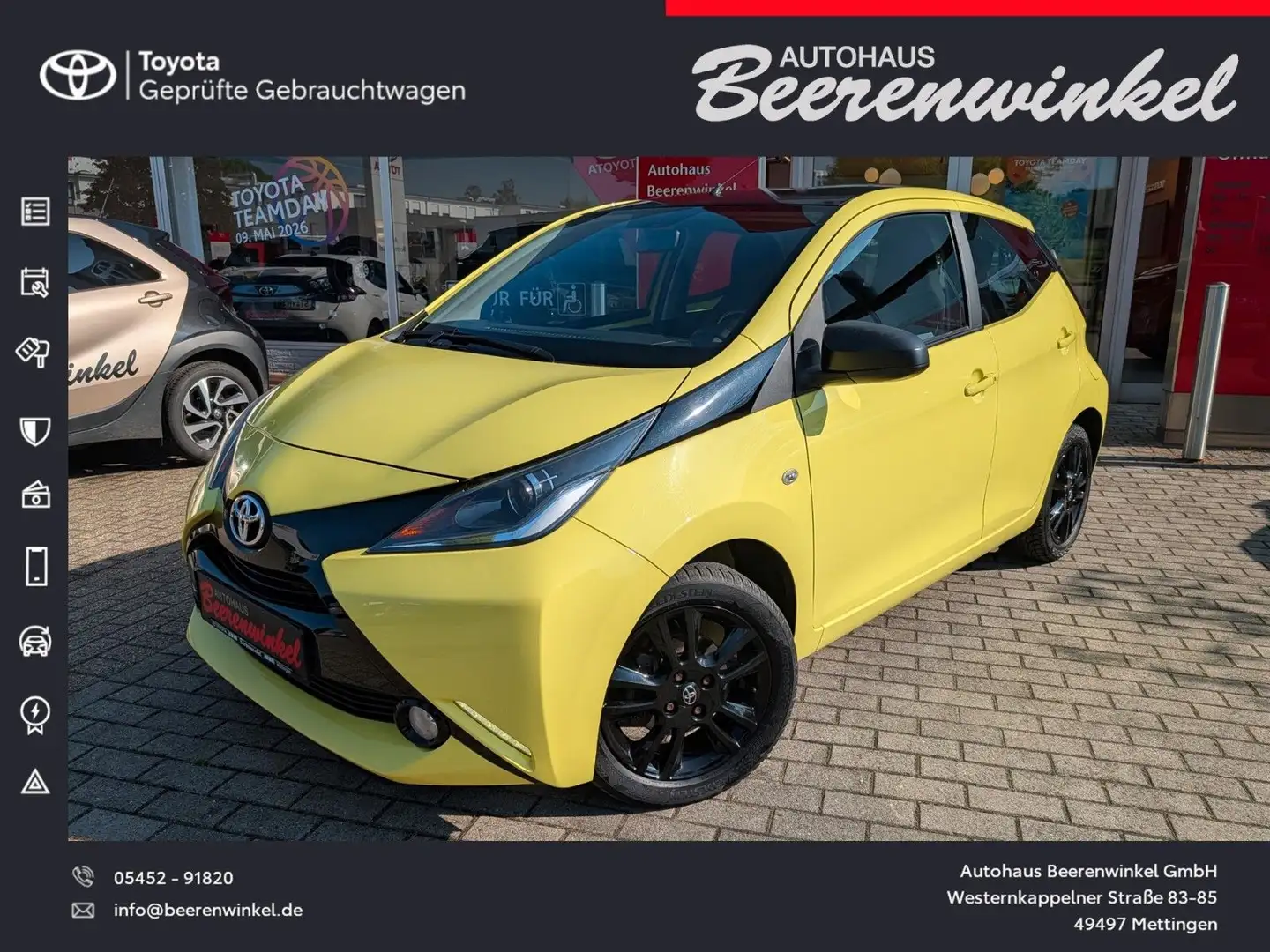 Toyota Sonstige Aygo (X) 1,0-l-VVT-i x-cite *Kamera + Klima* Gelb - 1