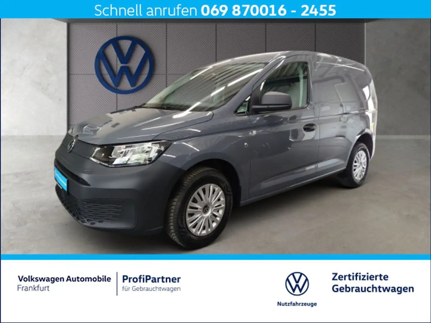 Volkswagen Caddy 2.0 TDI FrontAssist Klima DAB+ Grau - 1