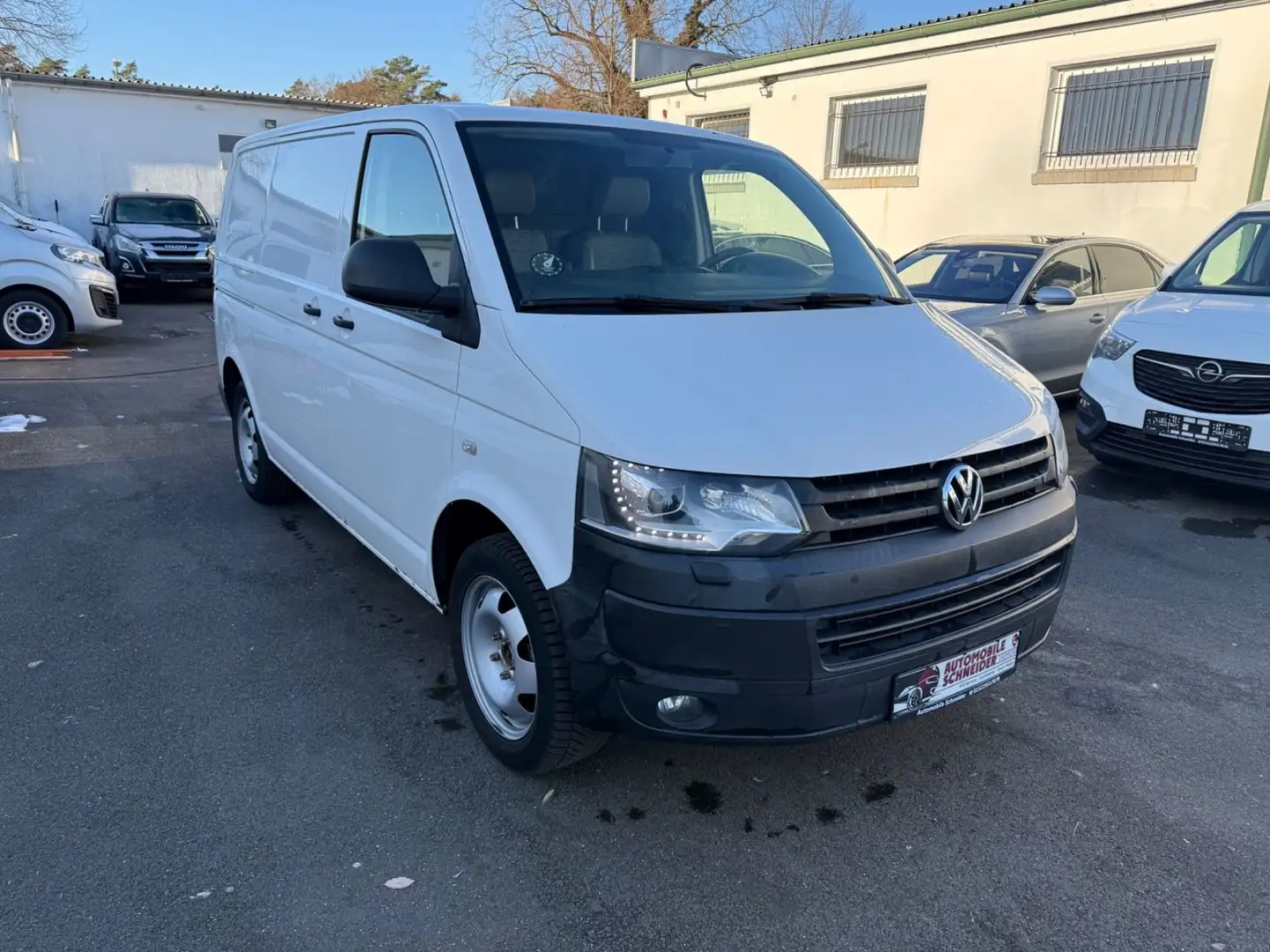 Volkswagen T5 Transporter Kasten-Kombi Kasten Weiß - 2