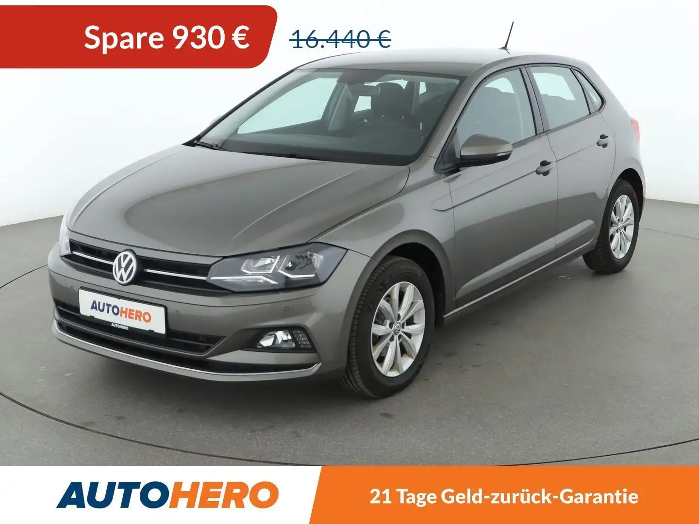 Volkswagen Polo 1.0 TSI Highline Aut.*NAVI*ACC*PDC*SHZ* Grau - 1
