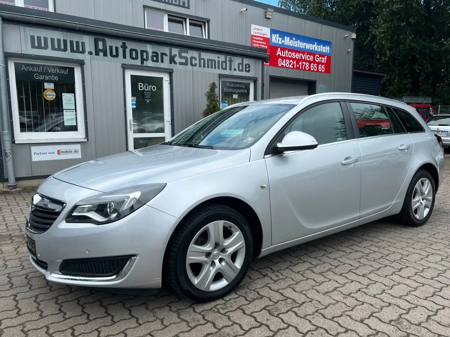 Opel Insignia A ST AHK°KLIMATR°TEMPOM°MFLR°ALLWETTER! Silber - 1