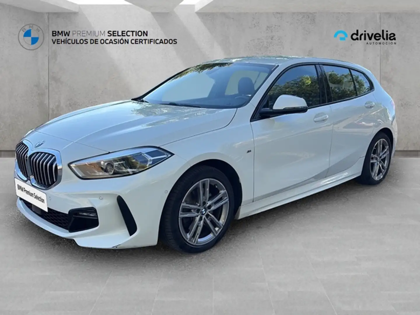 BMW 118 118dA Business Blanc - 1