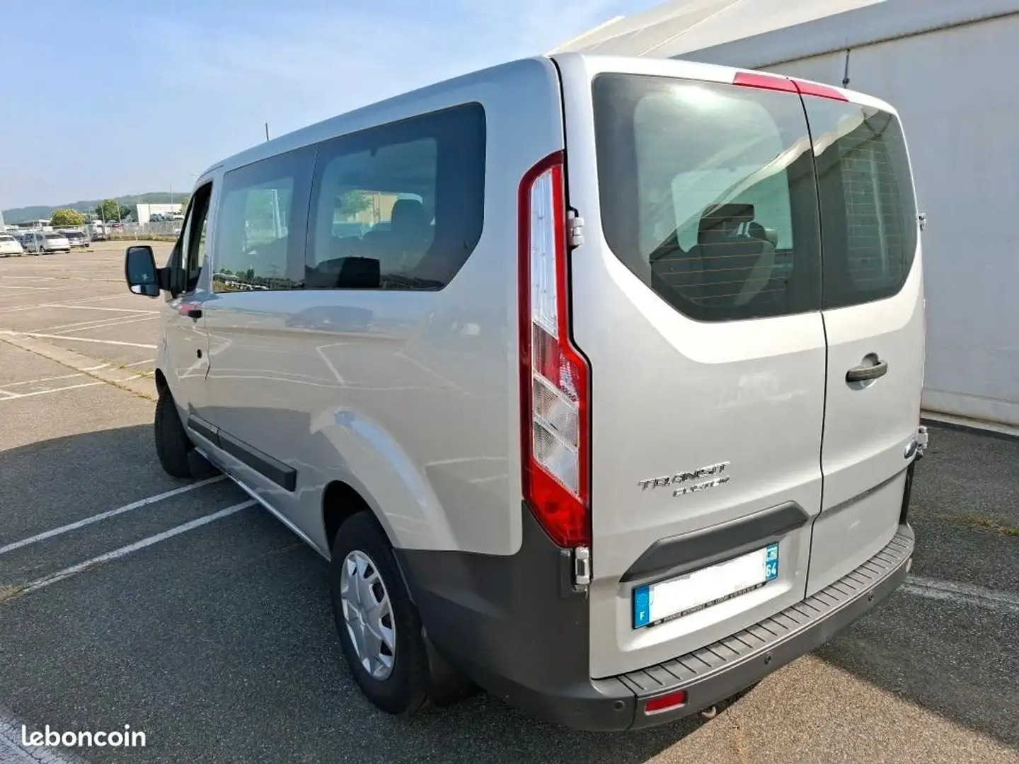 Ford Transit CUSTOM COMBI 2.0 TDCI 130ch TREND BUSINESS 9 PLACE Gris - 2