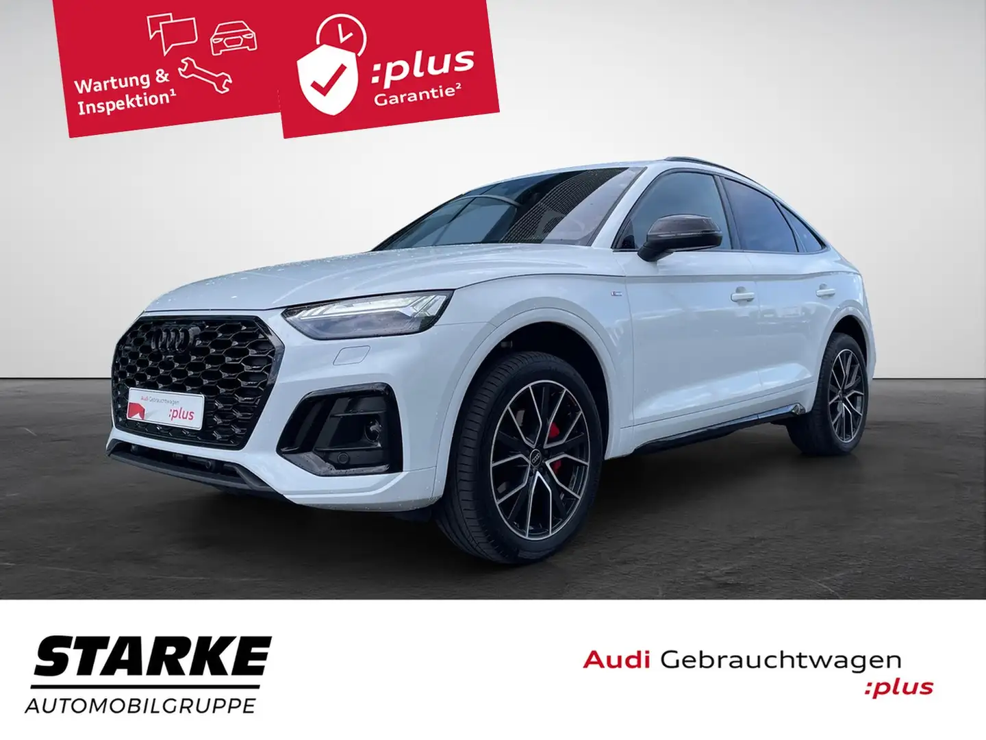 Audi Q5 Sportback 40 TFSI S tronic quattro S line Weiß - 1