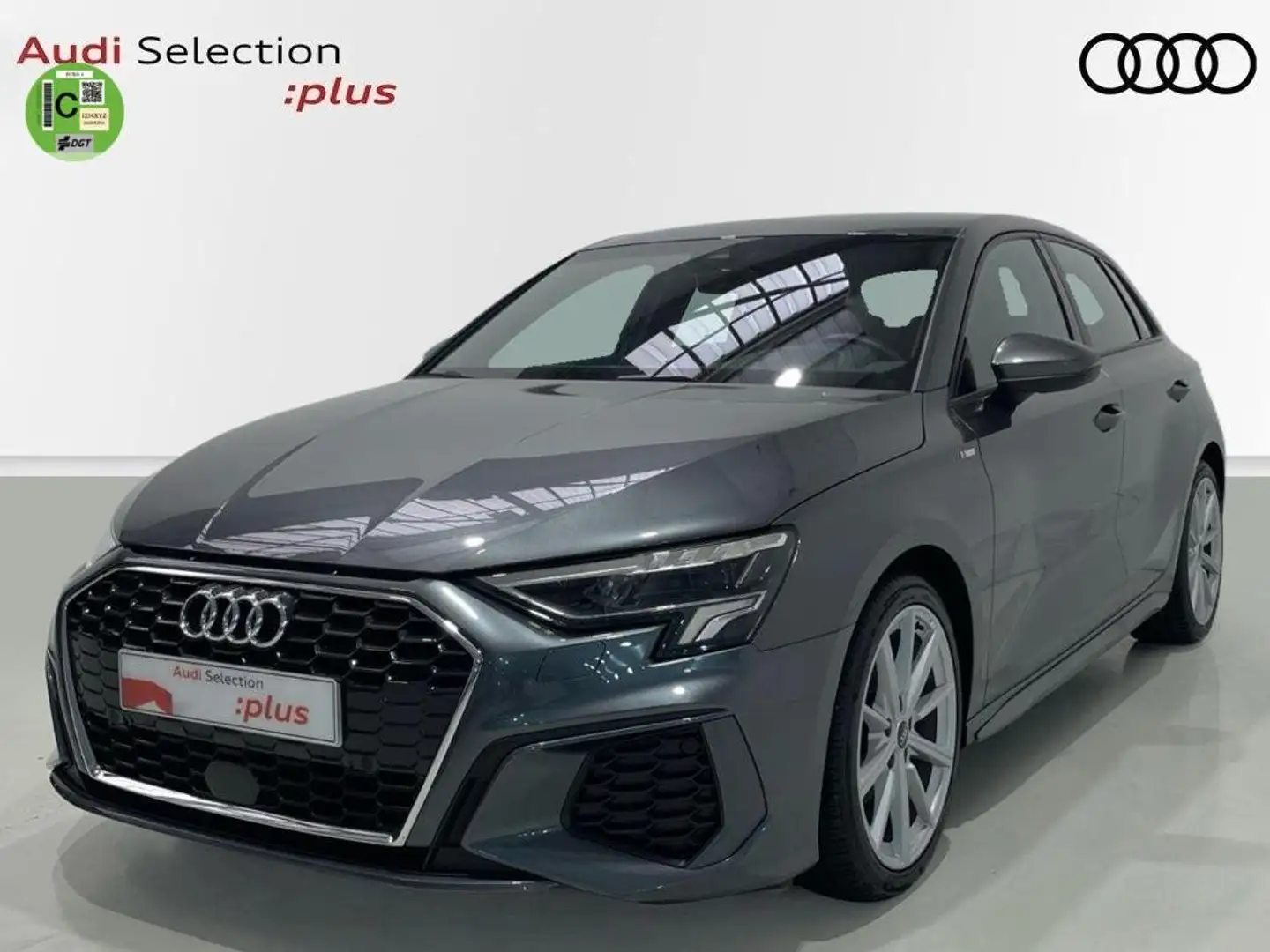 Audi A3 Sportback 35TDI S line S tronic Gris - 1