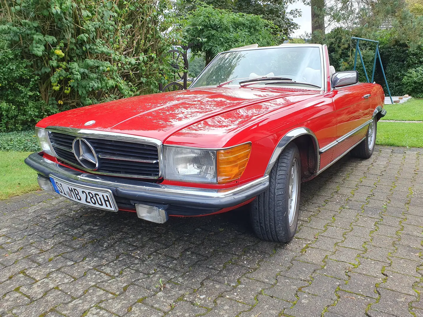 Mercedes-Benz SL 280 Cabrio Baureihe R107 mit H-Zulassung Rojo - 1