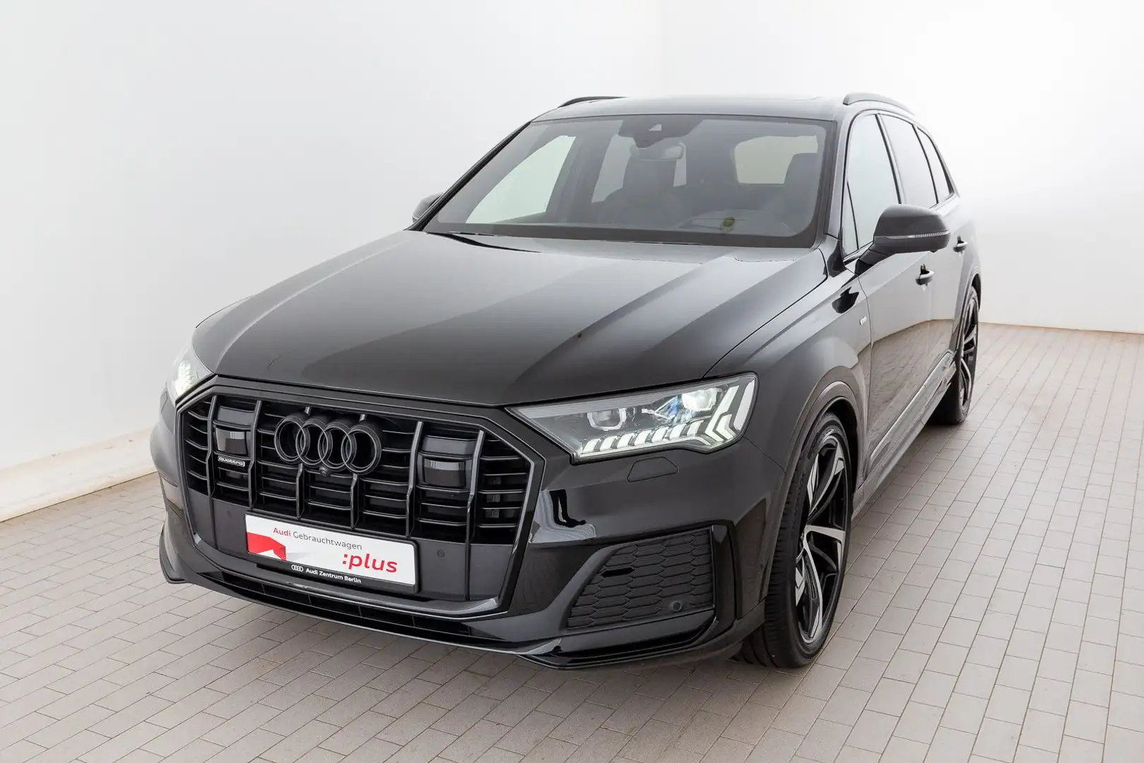 Audi Q7 S line 50 TDI qu. tiptr. AHK PDC 360°K MATRIX Schwarz - 2