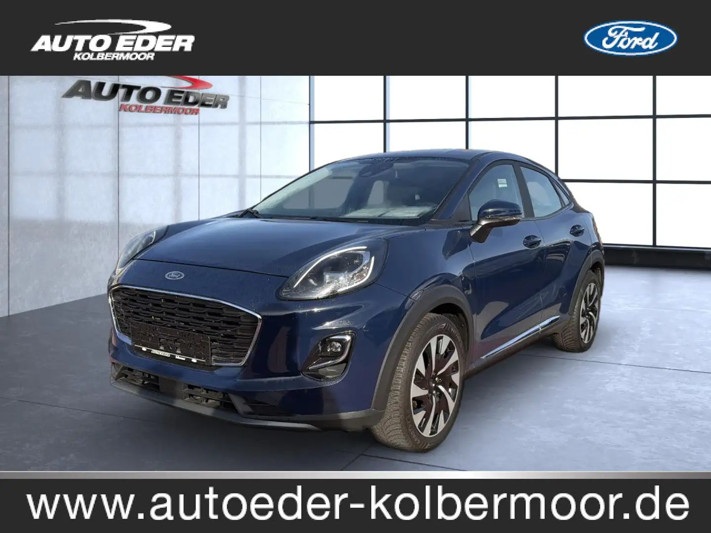 Ford Puma Titanium Bluetooth Navi LED Klima el. Fenster Blau - 1