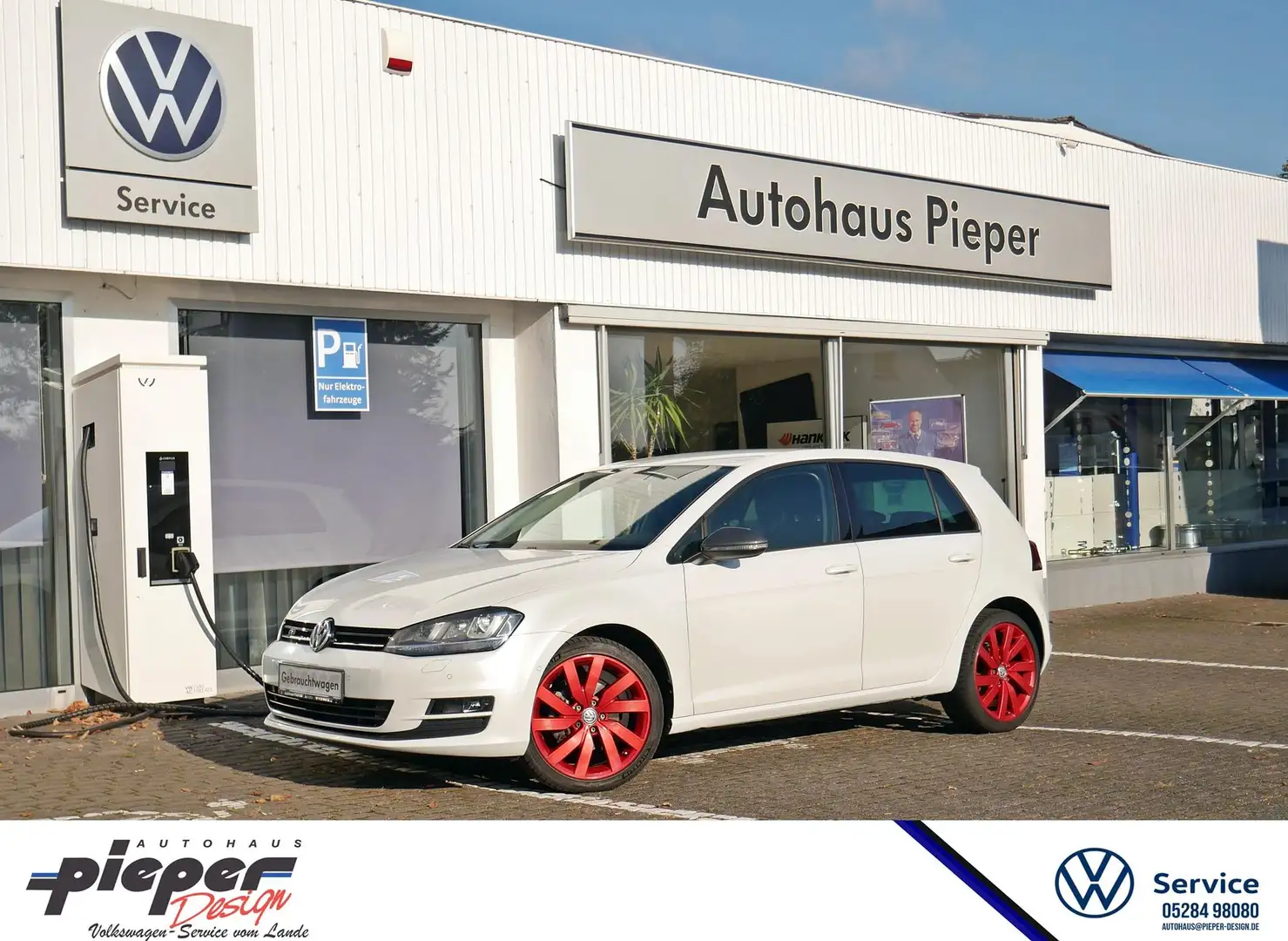 Volkswagen Golf VII 1.2 TSI Standheizung Kamera Navi 63 kW (86 ... Weiß - 1