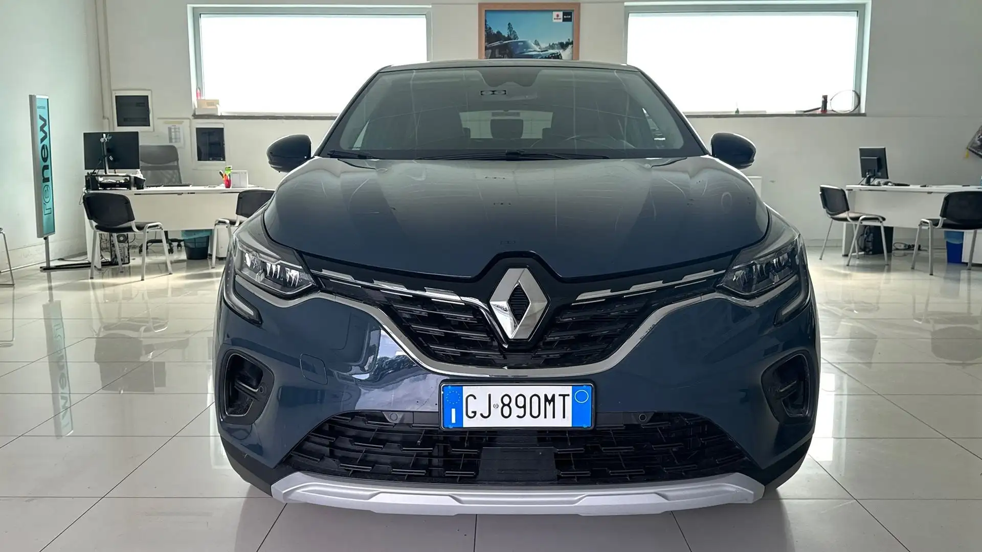 Renault Captur 1.6 E-TECH HYBRID INTENS 145CV AUTO Blu/Azzurro - 2
