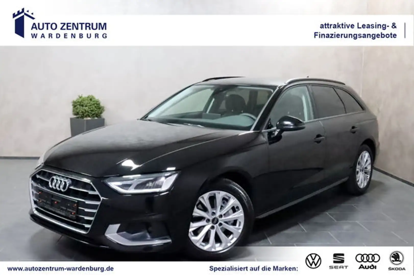 Audi A4 Avant 40 TDI Advanced LED NAVI 17ZOLL SHZ PDC Schwarz - 1